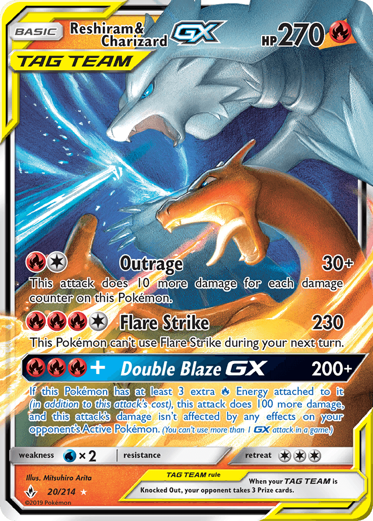 Reshiram & Charizard Gx