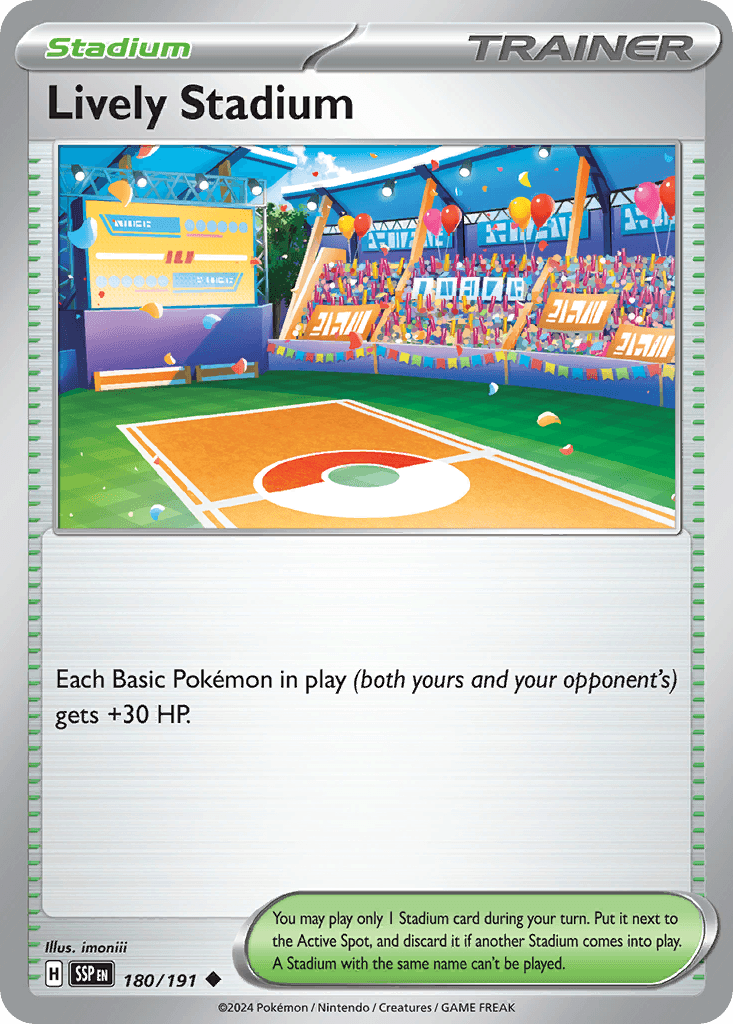 Lively stadium