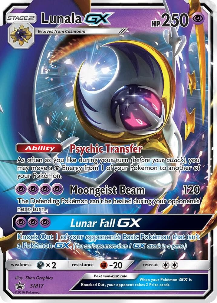 Lunala GX SM17 SM Black Star Promos