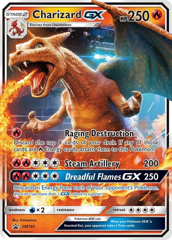 Charizard GX SM195 SM Black Star Promos