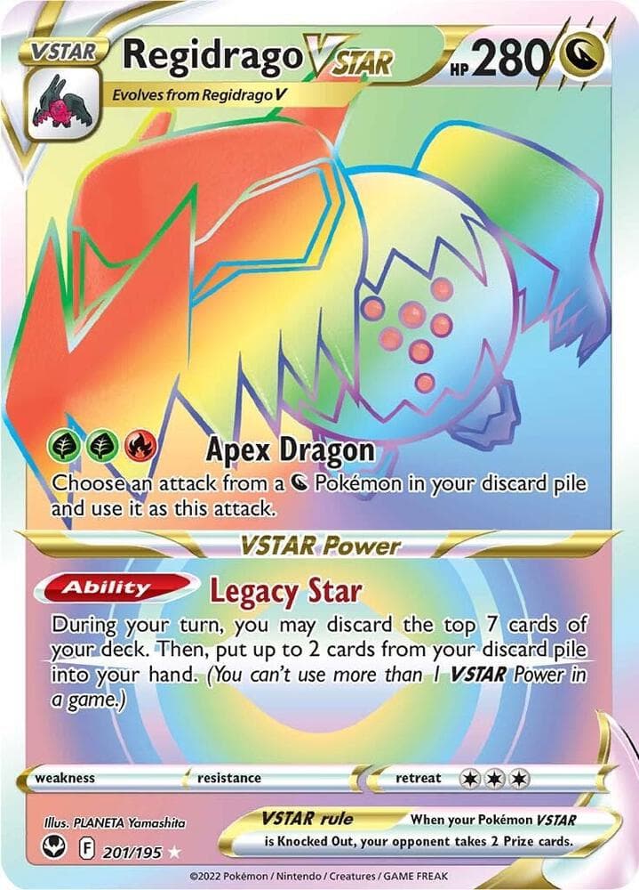Regidrago VSTAR 201/195 Silver Tempest