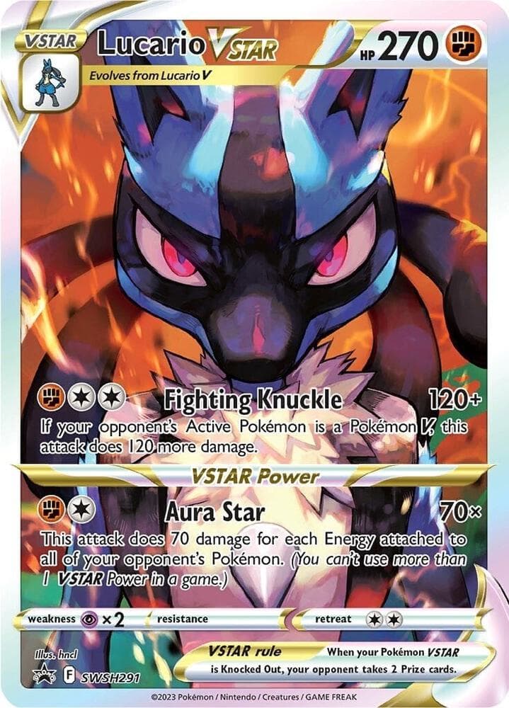 Lucario VSTAR SWSH291 SWSH Black Star Promos