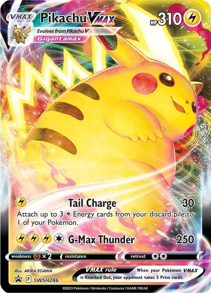Pikachu VMAX SWSH286 SWSH Black Star Promos