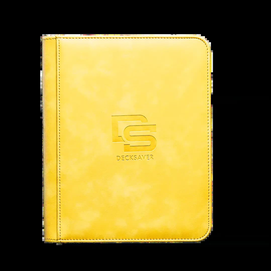 Carpeta Binder Toploader 4 bolsillos DeckSaver Amarilla (112 cartas)