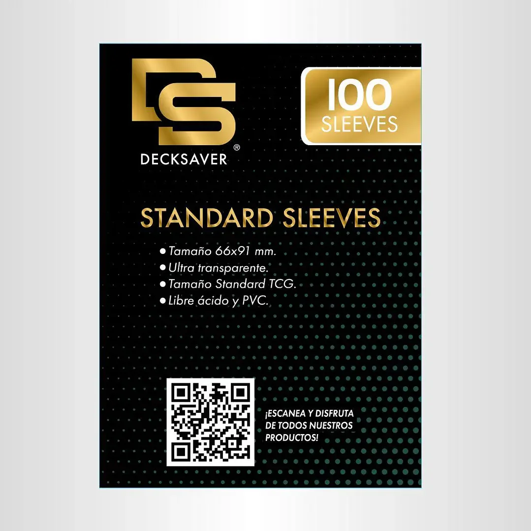 Fundas Standard Sleeves DeckSaver 66x91 mm (100 u.)