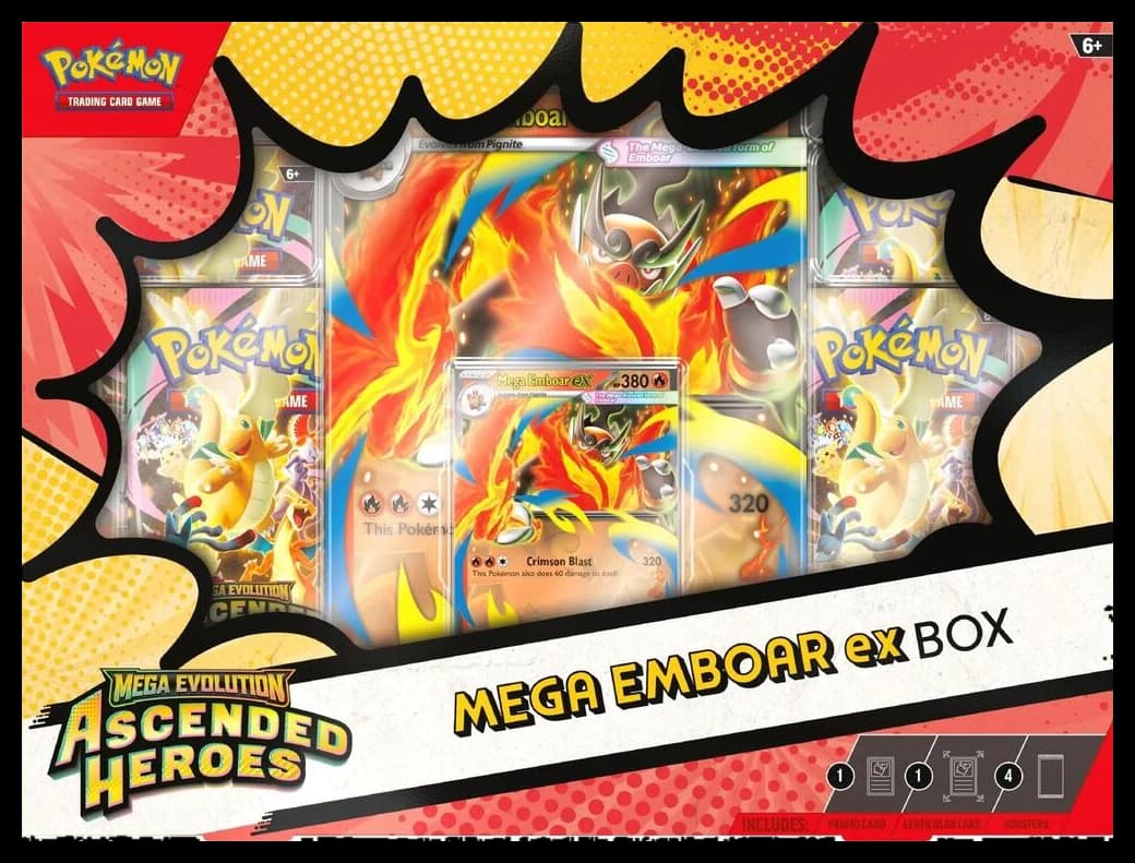 Ascended Heroes Mega Emboar ex Box