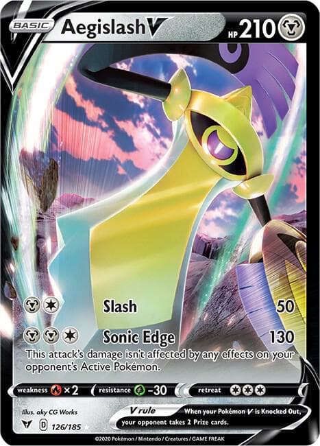 Aegislash V 126/185 Vivid Voltage