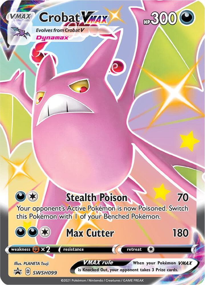 Crobat VMAX SWSH099 SWSH Black Star Promos