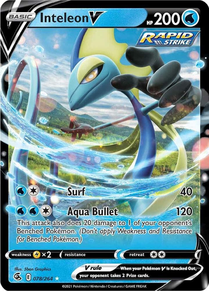 Inteleon V 078/264 Fusion Strike