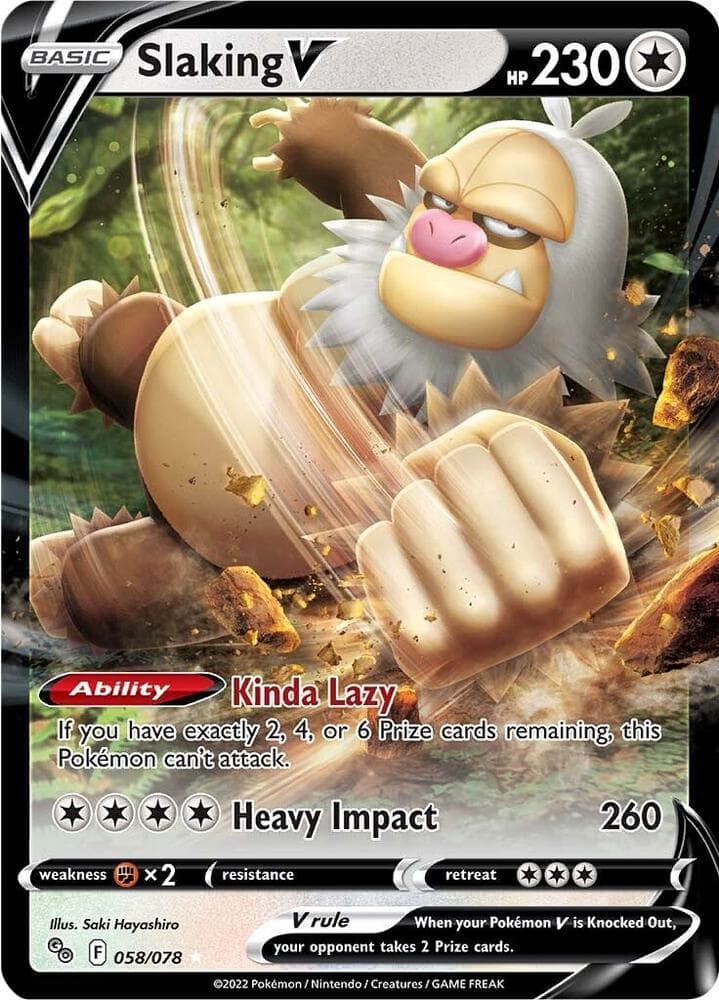 Slaking V 058/078 Pokémon GO