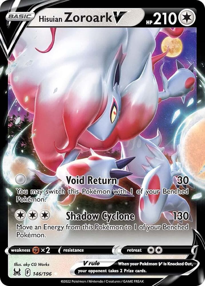 Hisuian Zoroark V 146/196 Lost Origin