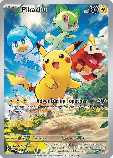 Pikachu 027 Scarlet & Violet Black Star Promos